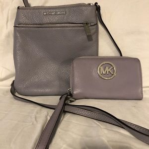 Michael Kors crossbody bag and wallet